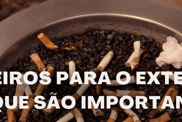 Cinzeiros para o exterior: porque são importantes?