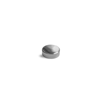 Capsula Cromada Lisa - Diâmetro de 14 mm
